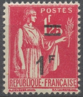 Timbres De 1932-38 Avec Nouvelle Valeur Type Paix.  1f. Sur 1f. 25 Rose (370) Neuf Luxe ** Y483 - Neufs