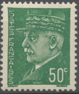 Effigies Du Maréchal Pétain. 50c. Vert (Type Hourriez) Neuf Luxe ** Y508 - Neufs