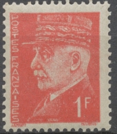 Effigies Du Maréchal Pétain. 1f. Rouge (Type Hourriez) Neuf Luxe ** Y514 - Ungebraucht