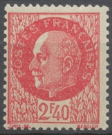 Effigies Du Maréchal Pétain. 2f.40 Rouge (Type Bersier) Neuf Luxe ** Y519 - Unused Stamps