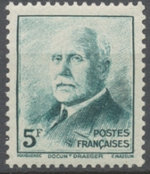 Effigies Du Maréchal Pétain. 5f. Vert-bleu (Types Mazelin) Neuf Luxe ** Y524 - Unused Stamps