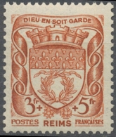 Au Profit Du Secours National. Armoiries De Ville (I) Reims. 3f.+5f. Brun-rouge Neuf Luxe ** Y535 - Unused Stamps