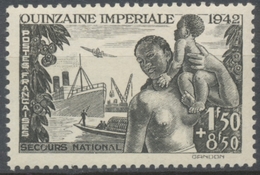 Au Profit Du Comité De Propagande De La Quinzaine Impériale.  1f.50+8f.50 Noir Neuf Luxe ** Y543 - Nuovi