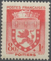 Au Profit Du Secours National. Armoiries De Villes (II) Poitiers. 80c.+1f. Rose Neuf Luxe ** Y555 - Unused Stamps