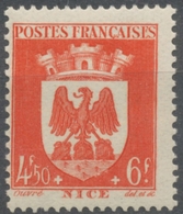 Au Profit Du Secours National. Armoiries De Villes (II) Nice. 4f.50+6f. Orange Neuf Luxe ** Y563 - Unused Stamps