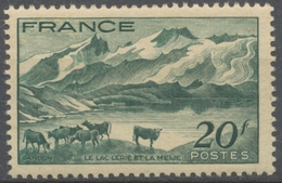 Paysage Du Dauphiné. Le Lac Lérié Et La Meije.  20f. Vert Foncé Neuf Luxe ** Y582 - Ongebruikt