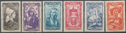 Série Coiffes Régionales. Au Profit Du Secours National.  6 Valeurs Neuf Luxe ** Y598S - Unused Stamps