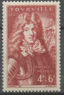 Tricentenaire Naissance Du Maréchal Anne-Hilarion De Cotentin, Comte De Tourville 4f.+6f. Brun Neuf Luxe ** Y600 - Unused Stamps