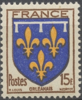 Armoiries De Provinces (II) Orléanais. 15f. Brun, Bleu Et Jaune Neuf Luxe ** Y604 - Unused Stamps