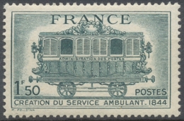Centenaire Du Service Postal Ambulant. 1 F.50 Vert Neuf Luxe ** Y609 - Ungebraucht