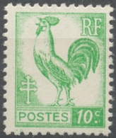 Série D'Alger. Coq Et Marianne (d'Alger) 10c. Vert-jaune Neuf Luxe ** Y630 - Nuevos