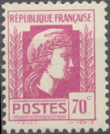 Série D'Alger. Coq Et Marianne (d'Alger) 70c. Lilas-rose Neuf Luxe ** Y635 - Unused Stamps