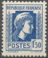 Série D'Alger. Coq Et Marianne (d'Alger) 1f.50 Bleu Neuf Luxe ** Y639 - Unused Stamps