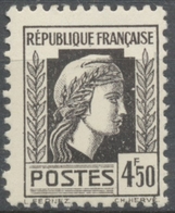 Série D'Alger. Coq Et Marianne (d'Alger) 4f.50 Noir Neuf Luxe ** Y644 - Unused Stamps