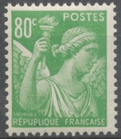 Type Iris.  80c. Vert-jaune Neuf Luxe ** Y649 - Nuovi