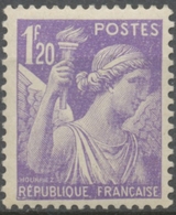 Type Iris.  1f.20 Violet Neuf Luxe ** Y651 - Ungebraucht