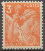 Type Iris 3f. Rouge-orange Neuf Luxe ** Y655 - Unused Stamps