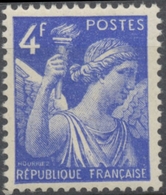 Type Iris.  4f. Bleu Neuf Luxe ** Y656 - Neufs