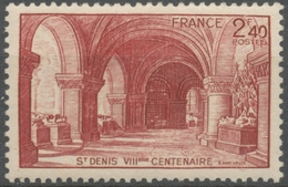 Huitième Centenaire De La Basilique De Saint-Denis. 2f.40 Brun-rouge Neuf Luxe ** Y661 - Nuevos
