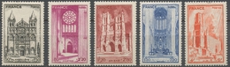 Série Cathédrales. Au Profit De L'Entraide Française.  5 Valeurs Neuf Luxe ** Y667S - Unused Stamps