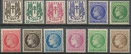 Série IV° République. 12 Valeurs Neuf Luxe ** Y681S - Unused Stamps