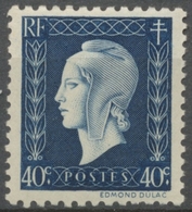 Série De Londres. Marianne De Dulac.  40c. Bleu-noir Neuf Luxe ** Y684 - Unused Stamps