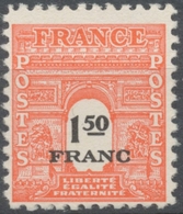 Type Arc De Triomphe De 1944. 2e Série.  1f.50 Rouge Neuf Luxe ** Y708 - Unused Stamps