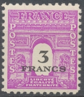 Type Arc De Triomphe De 1944. 2e Série.  3f. Lilas Neuf Luxe ** Y711 - Neufs