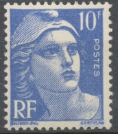 Marianne De Gandon 10f. Bleu Neuf Luxe ** Y723 - Neufs