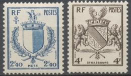 Libération De Metz Et De Strasbourg. Armoiries. 2 Valeurs Neuf Luxe ** Y735S - Unused Stamps