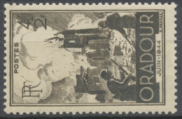 Anniversaire De La Destruction D'Oradour-sur-Glane. Au Profit De L'Entraide Française. 4f.+2f. Gris Neuf Luxe ** Y742 - Unused Stamps