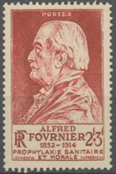 Propagande Sanitaire. Alfred Fournier (1839-1914), Médecin. 2f.+3f. Rouge-brun Neuf Luxe ** Y748 - Nuevos