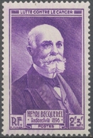 Propagande Sanitaire. Henri Becquerel (1852-1908), Prix Nobel De Physique, 1903. 2f.+3f. Violet Neuf Luxe ** Y749 - Nuevos