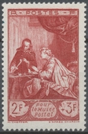 Pour Le Musée Postal. Le Cachet De Cire, D'après J.-B Chardin (1699-1779) 2f.+3f. Rouge-brun Neuf Luxe ** Y753 - Neufs