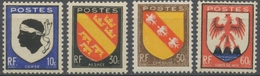 Série Armoiries De Provinces (III) 4 Valeurs Neuf Luxe ** Y758S - Unused Stamps