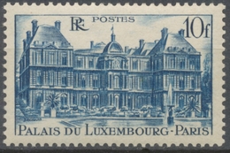 Monuments Et Sites. Palais Du Luxembourg, œuvre De Salomon De Brosse (1571-1626) 10f. Bleu Neuf Luxe ** Y760 - Neufs