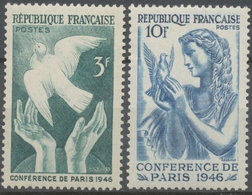 Conférence De La Paix, à Paris. N°761 à 762 Neuf Luxe ** Y762S - Unused Stamps