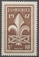Jamboree Mondial, à Moisson. Emblème Scout.  5f. Brun Neuf Luxe ** Y787 - Unused Stamps