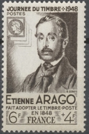 Journée Du Timbre Et Centenaire De L'institution Du Timbre-poste Par Étienne Arago.  6f. + 4f. Neuf Luxe ** Y794 - Nuevos