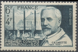 1er Congrès International Du B. C. G. Calmette Dans Son Laboratoire. 6f. + 4f. Bleu-vert Neuf Luxe ** Y814 - Unused Stamps