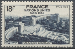 Assemblée Générale Des Nations Unies, à Paris. Palais De Chaillot.  18f. Bleu-noir Neuf Luxe ** Y819 - Neufs