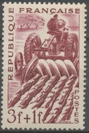 Série Des Métiers. Agriculteur. 3f. + 1f. Lilas-brun Neuf Luxe ** Y823 - Unused Stamps