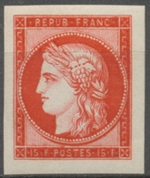 Centenaire Du Timbre. Type De 1849-50 (Cérès) 15f. Rouge Neuf Luxe ** Y830 - Ongebruikt