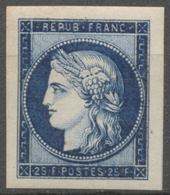 Centenaire Du Timbre. Type De 1849-50 (Cérès). 25f. Bleu Neuf Luxe ** Y831 - Unused Stamps