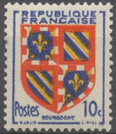 Armoiries De Provinces (IV) Bourgogne. 10c. Outremer, Rouge, Jaune Et Noir Neuf Luxe ** Y834 - Other & Unclassified