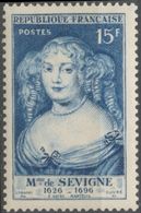 Madame De Sévigné, Par Nanteuil. 15f. Bleu Clair. Neuf Luxe ** Y874 - Nuevos