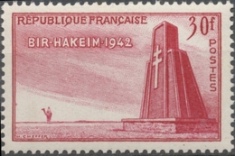 10e Anniversaire De La Victoire De Bir Hakeim (Libye) Monument érigé Dans Le Désert 30f. Neuf Luxe ** Y925 - Neufs