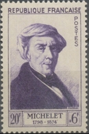 Célébrités Du XIIe Au XXe Siècles. Jules Michelet, Historien  20f. + 6f. Violet. Neuf Luxe ** Y949 - Neufs