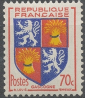 Armoiries De Provinces (VI) Gascogne. 70c. Rouge, Outremer Et Jaune. Neuf Luxe ** Y958 - Neufs