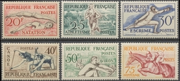 Série Jeux Olympiques D'Helsinki (1952) 6 Valeurs. Neuf Luxe ** Y965S - Neufs